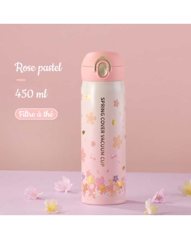 Thermos Floral Rose Pastel