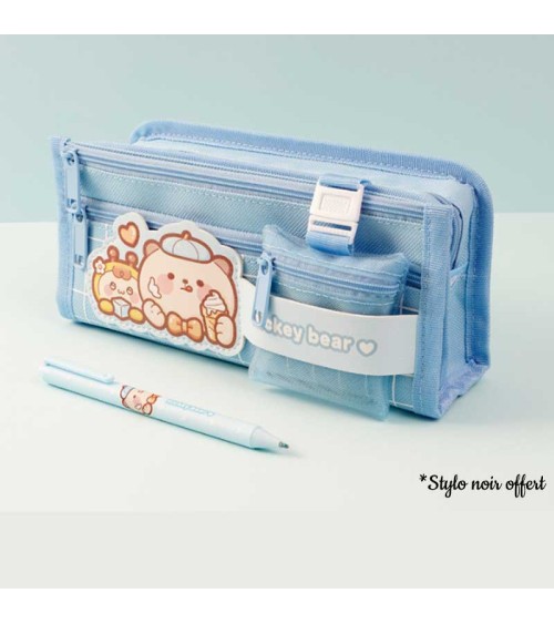 Trousse Kawaii en Tissu Oxford